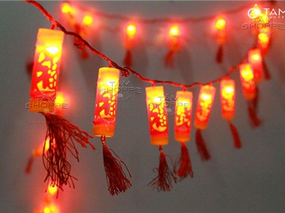 Dây đèn dây pháo trang trí tết No2